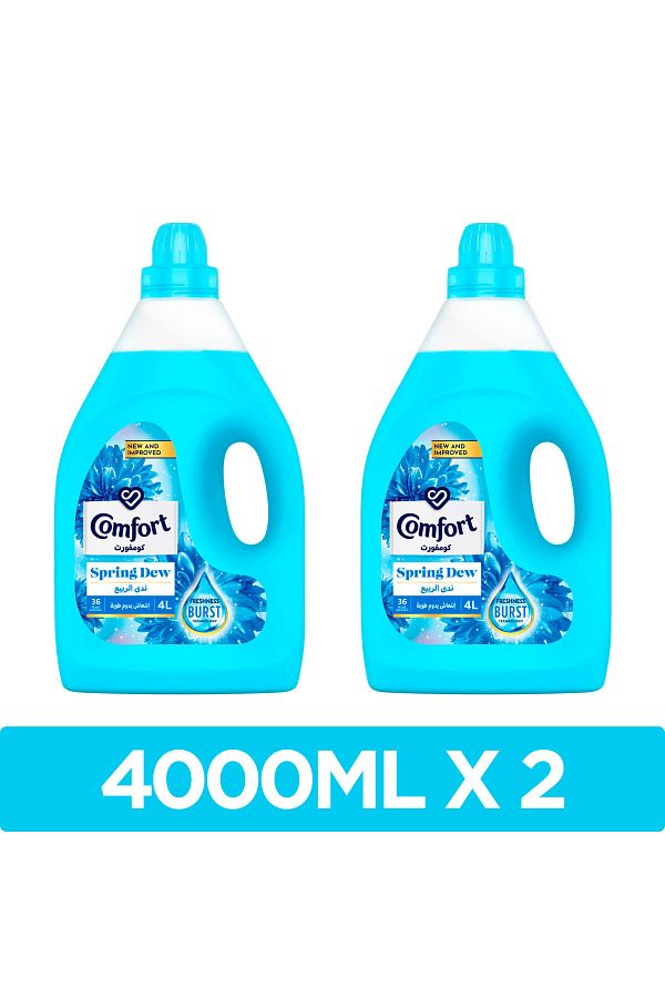 Comfort-Fabric Softener Spring Dew 4L X 2 1