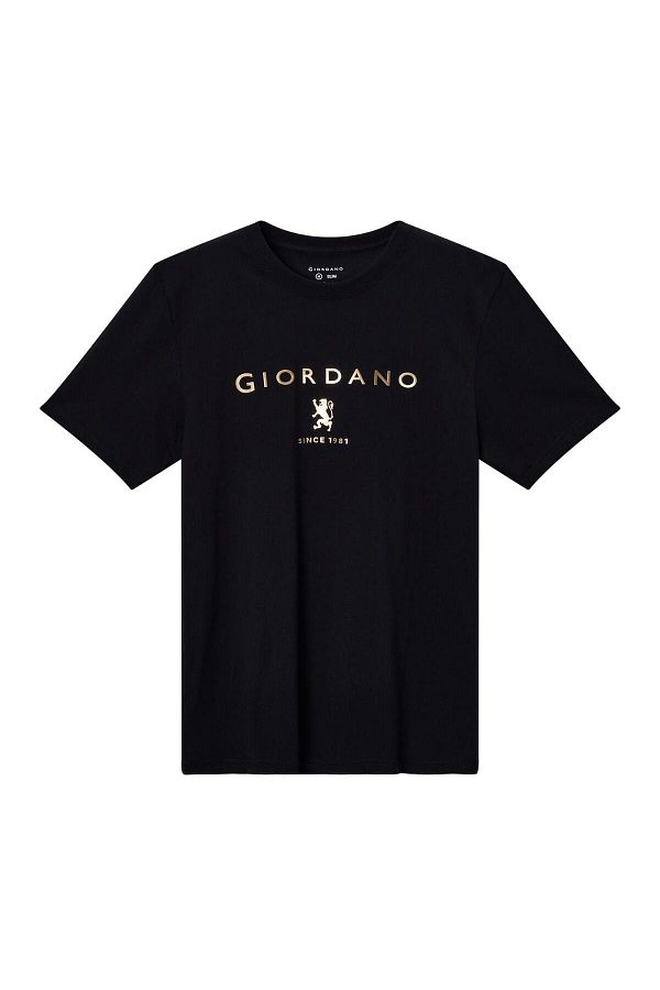Giordano-Men's Signature Print Tee 1