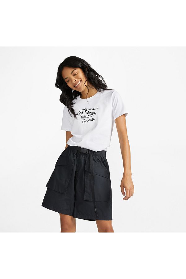 converse-Seasonal Sneaker inspo Women's White T-Shirt 1