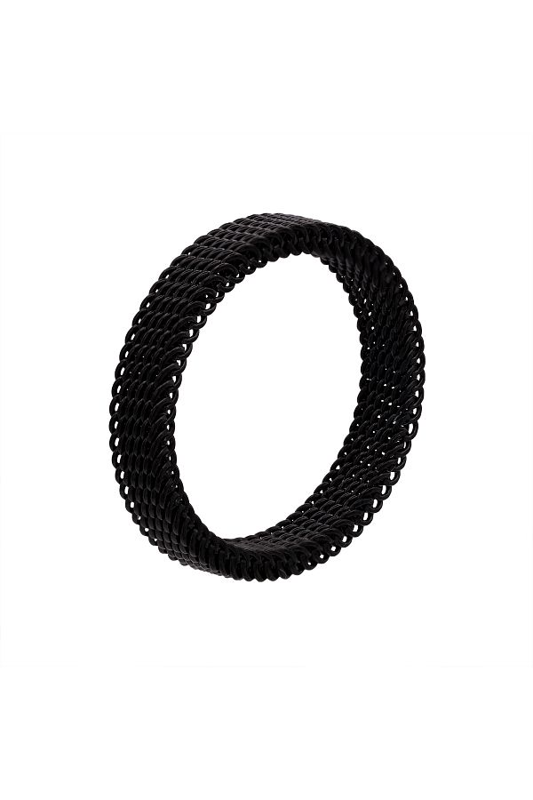 Heideman-elastischer Mesh-Ring Timon schwarz farben Basic 1