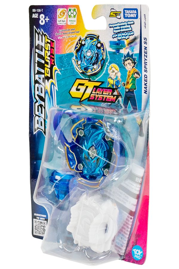 BEYBLADE-Takara Tomy-Beyblade-Beybattle Burst S4 W3 Naked Spryzen S5 1