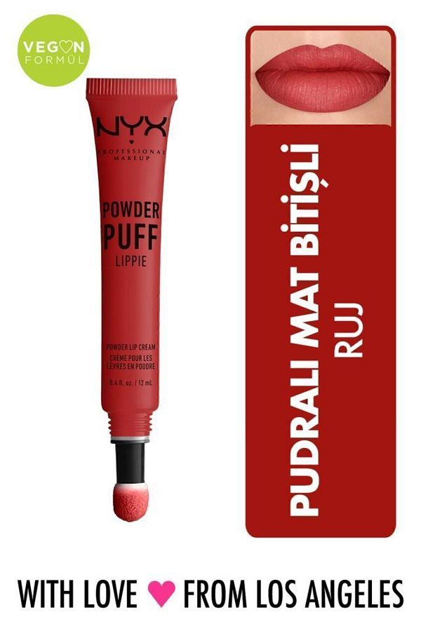 NYX Professional Makeup-أحمر الشفاه - بودر باف ليبي لوس أنجلوس800897140410 1
