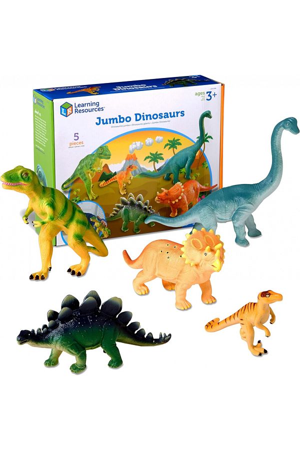 Learning Resources-Jumbo Dinosaurs - Set 1-LER0786 1