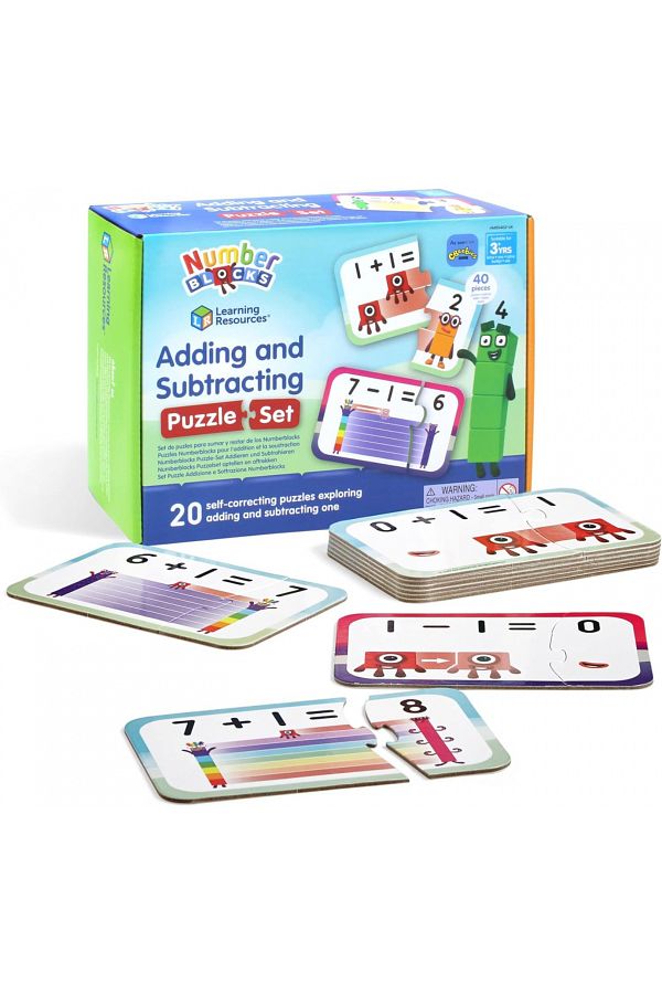 Learning Resources-Numberblocks Adding and Subtracting Puzzle Set-HM95402-UK 1