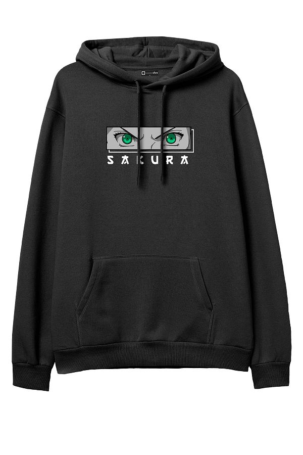 Oweear Unisex Sakura Haruno Regular Hoodie Trendyol