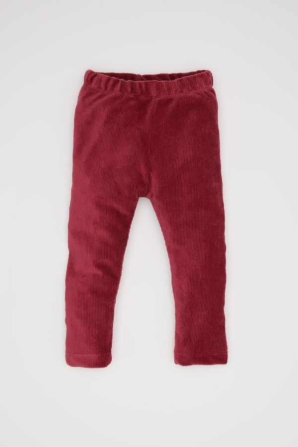 DeFacto-Basic Plain Cord Baby Mädchen elastische Leggings Y1083a224wn 1