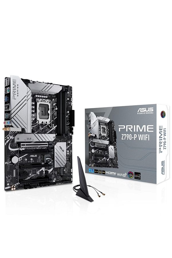 ASUS-Prime Z790-p Wifi Intel Z790 LGA1700 DDR5 7200 DP HDMI 3x M2 Usb3.2 Ax Wifi BT Aura RGB 2.5GB 1