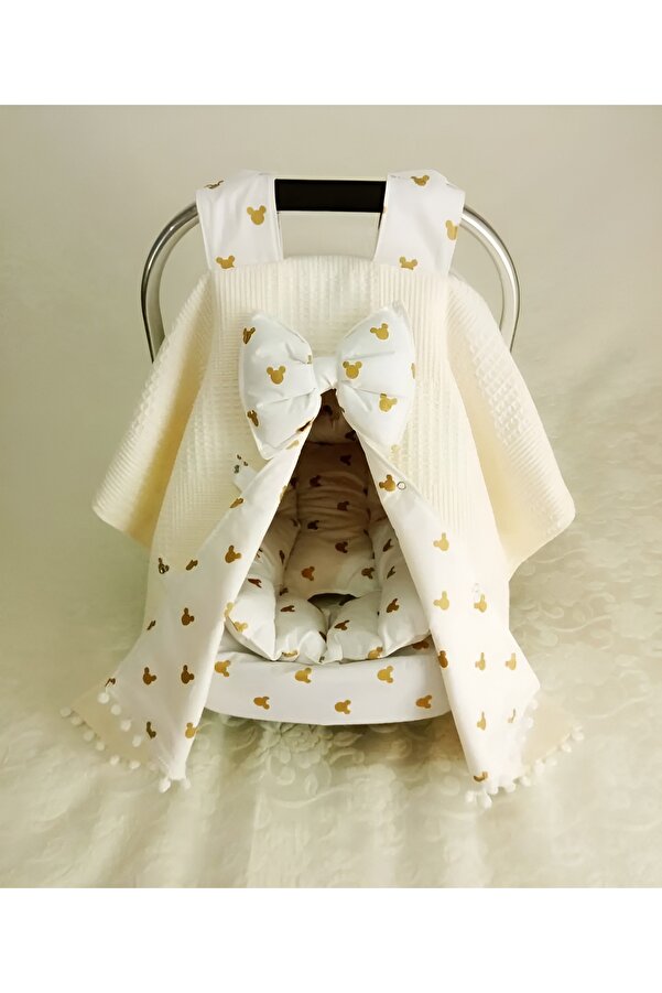 Wenaris Çift taraflı puset örtüsü 1 parça ( puset minderi ve puset çarşafı dahil değildir)