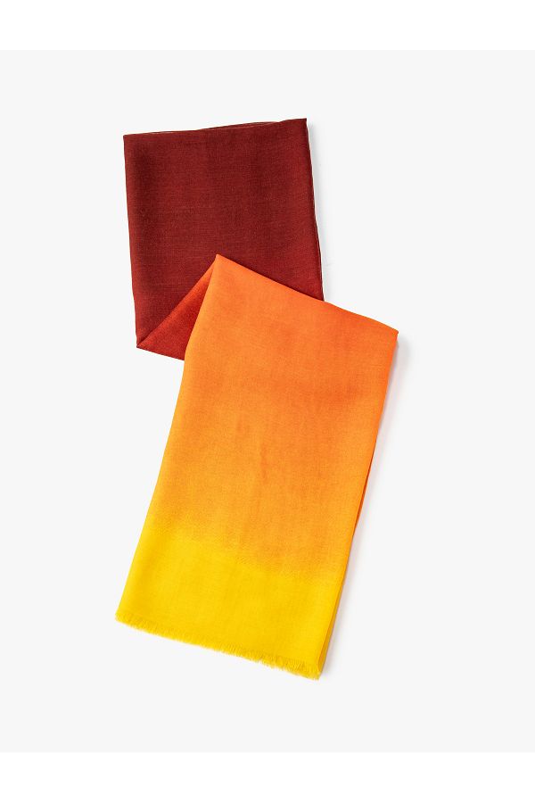 Koton-Shawl Color Transition Soft Textured 1