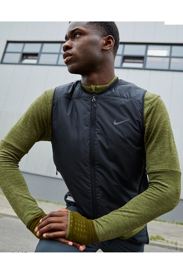 Nike Aerolayer Therma Fit Adv Men s Running Vest Full Zip Lion Sport Trendyol