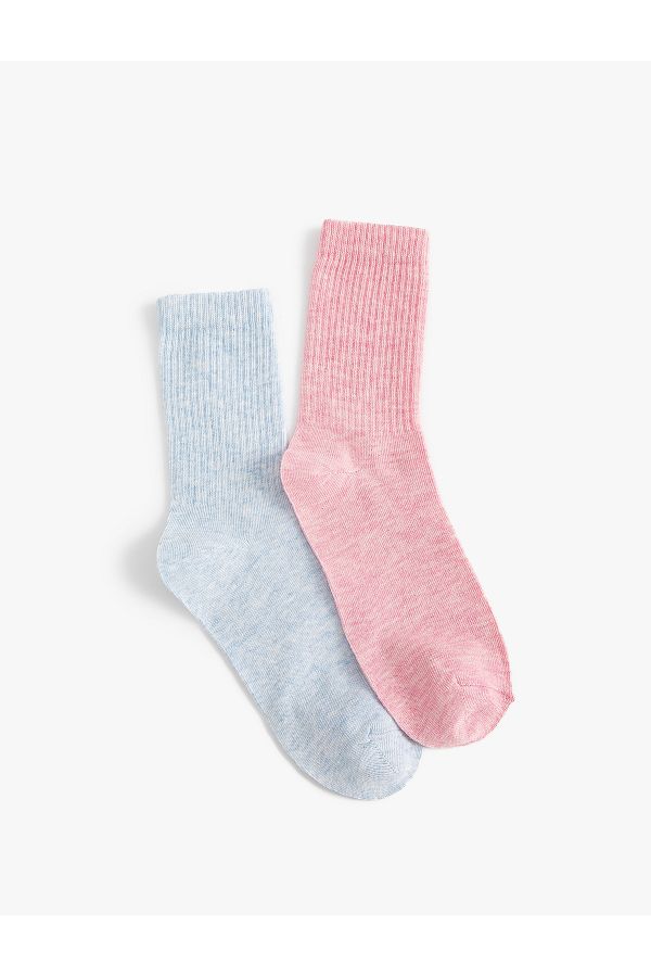 Koton-Set de șosete colorate texturate din 2 piese 1
