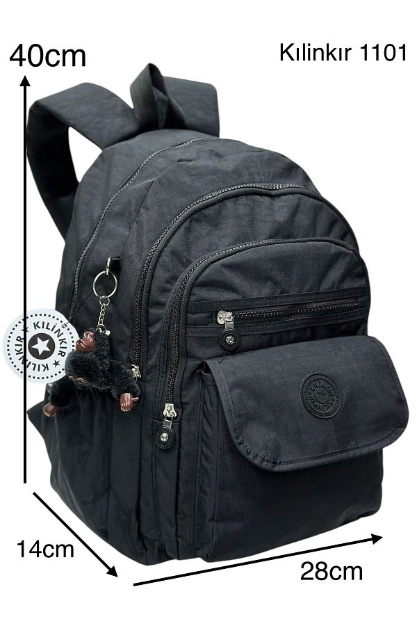 RKY SERENITY-Water Resistant Clinker Fabric Multi-Compartment School Backpack Suitable for Daily Use 1
