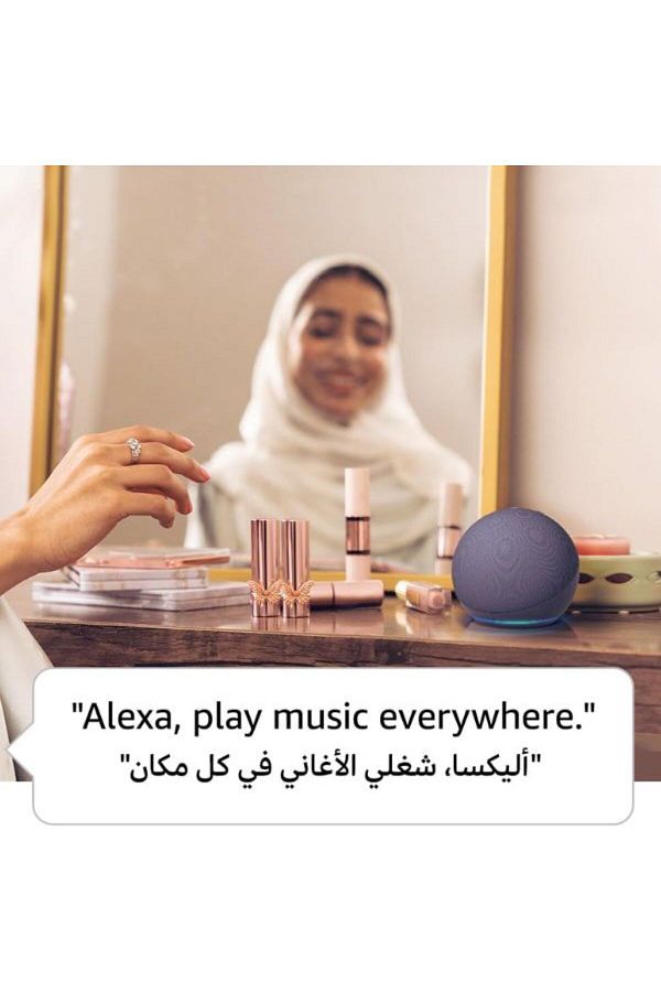 Amazon-Echo Dot (5th Gen) | smart bluetooth speaker with vibrant sound and Alexa | Use your voice to contro 1