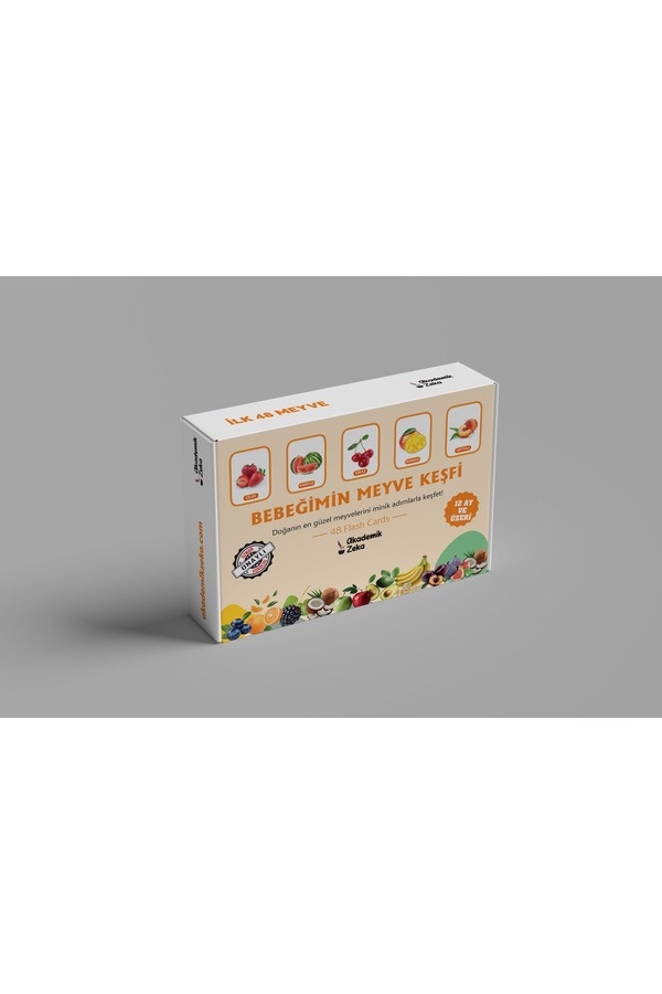 akademik zeka Bebeğimin Meyve Keşfi Zeka Kartları