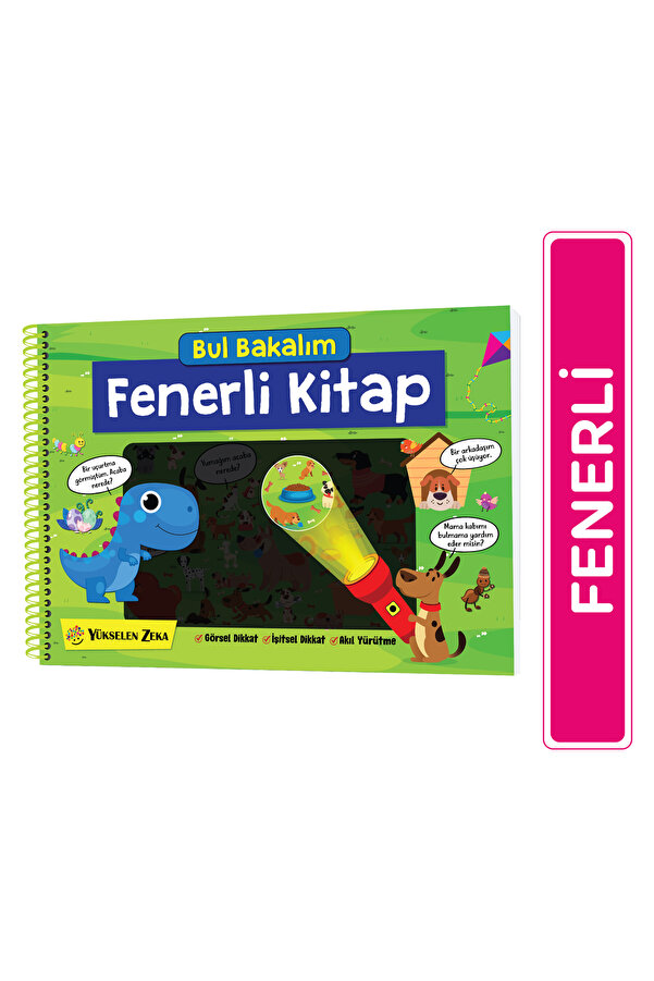 yükselen zeka Fenerli Kitap Bul Bakalım (Görsel Dikkat, İşitsel Dikkat, Akıl Yürütme)