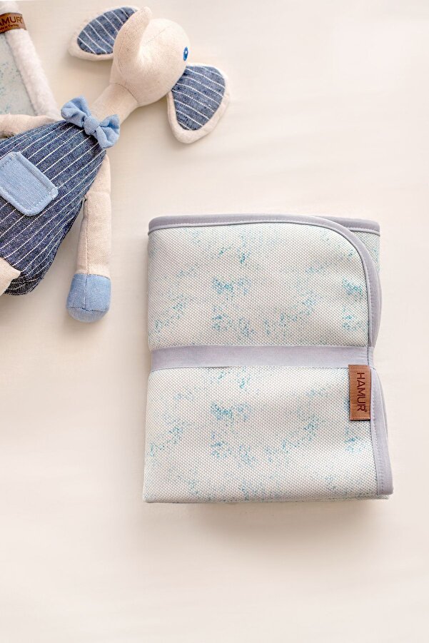 HAMUR Anne Bebek Bakım Örtüsü Yenidoğan Alt Açma Değiştirme SolidYesil Organizer Pedi Minderi Çift Taraflı