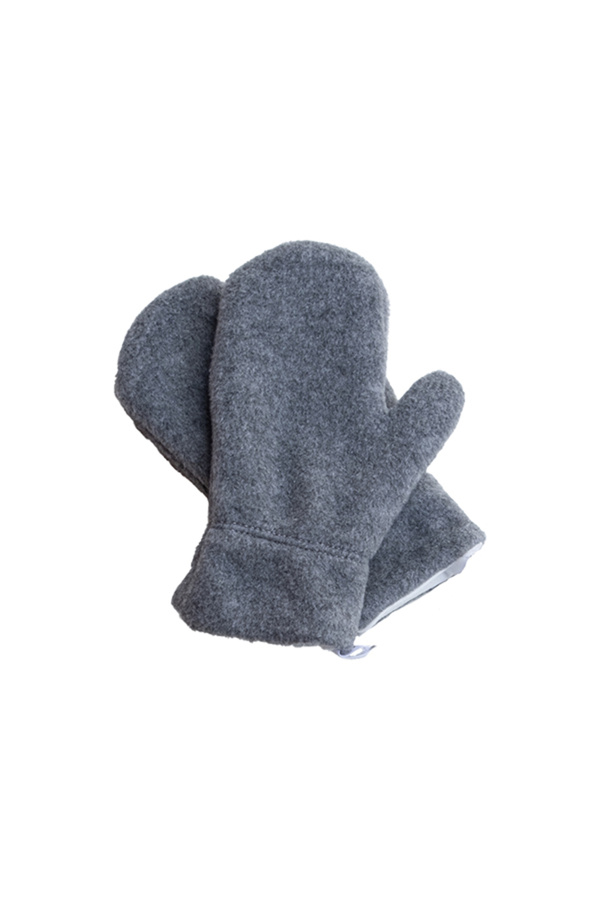 Petit Boom Bebek Polar Eldiven Gri