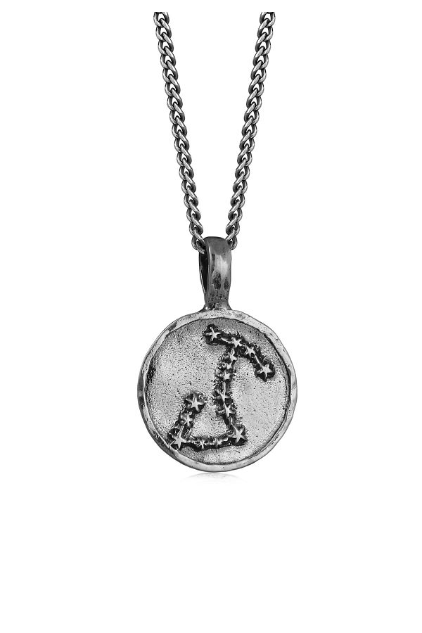 HAZE & GLORY-Halskette Hg - Herrenkette mit Anhänger aus 925 Sterling Silber, Herrenschmuck, Silber 1