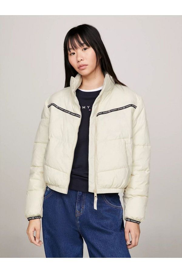 Tommy Hilfiger Winter Jacket Beige Regular fit Trendyol