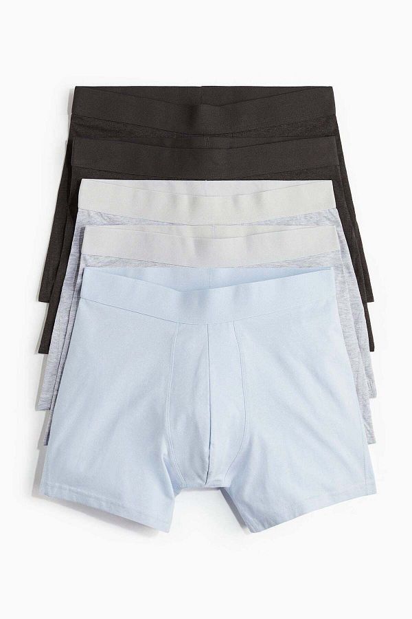 H&M-5-pack cotton mid trunks 1