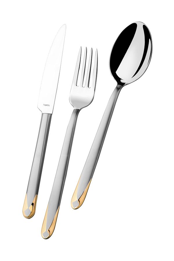 Narin-Asellus Series - Matte Gold - 89 Piece Cutlery Set 1