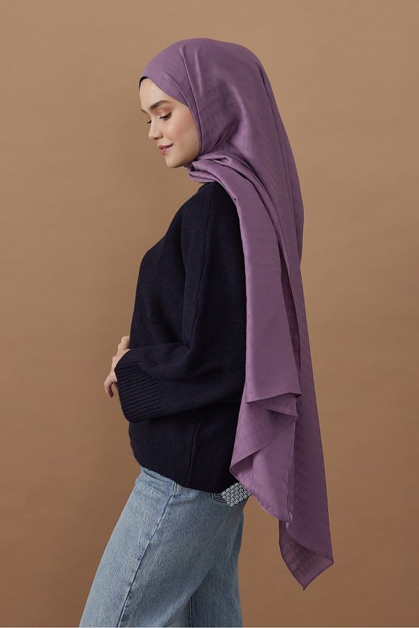 Modakaşmir-Soft Jacquard Series Triangle Pattern Shawl 1