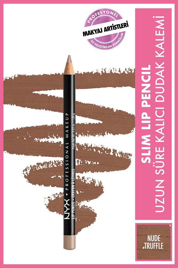 NYX Professional Makeup-Nude Tone Lip Liner - Slim Lip Pencil Nude Truffle 1