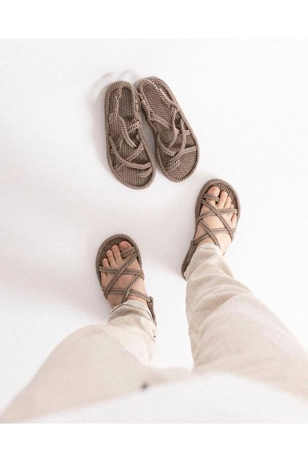 GoAndGo-Wicker Handmade Rope Sandals 1