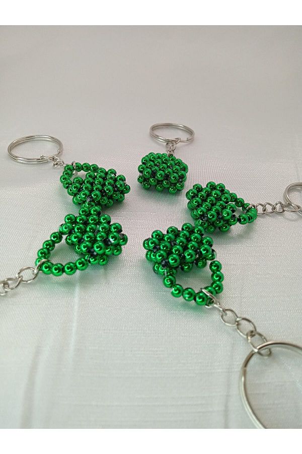 ebsa-Green Bag Model Gift Keychain Promise Engagement Henna Birthday (5 Pcs) 1