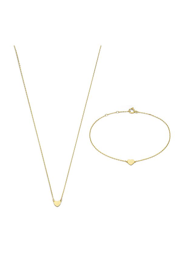 Isabel Bernard-Cadeau D'isabel 14 Karat | Gold Halskette Und Armband Geschenksets Ib90062 1
