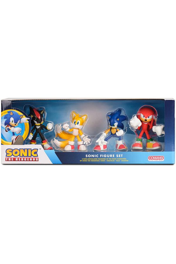 Comansi-Sonic Collection Set 4 Figures Sonic, Shadow, Knuckles, Tails 1