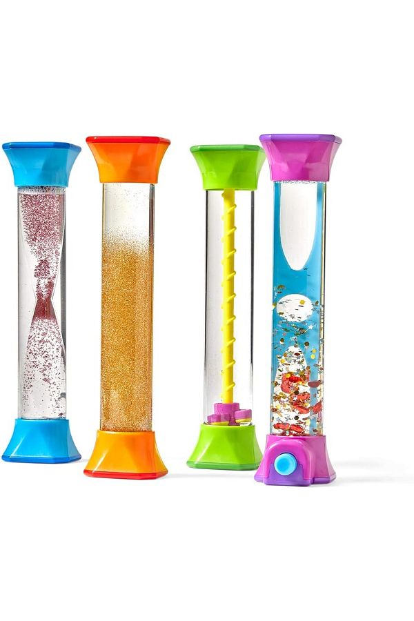 Learning Resources-Sensory Fidget Tubes, Set of 4-92419 1