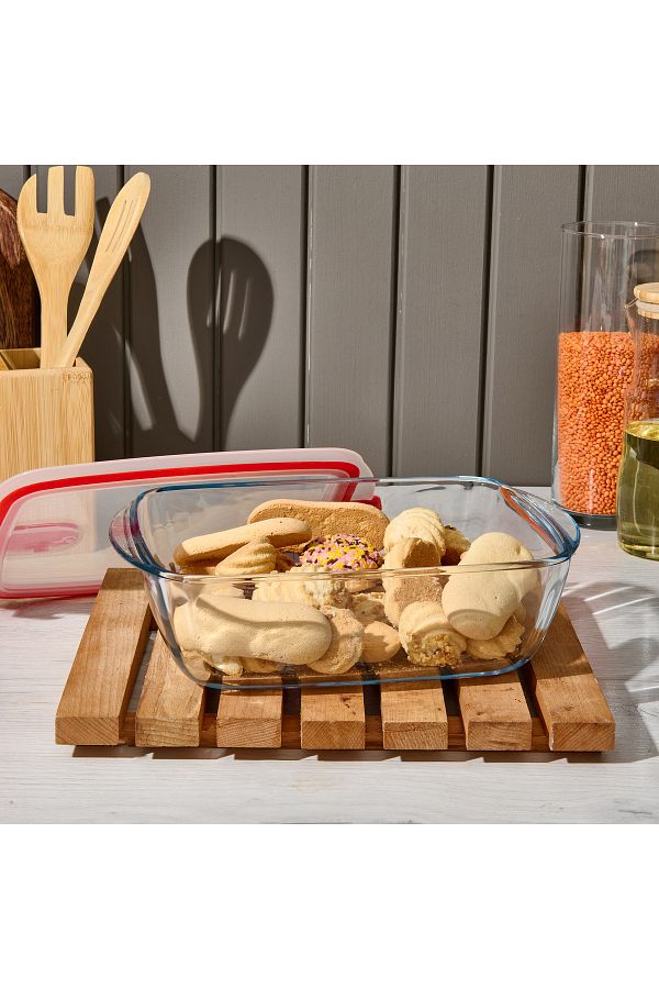 Pyrex-Cook & Head Rectangular Ziplock Storage Container - 2.5 Lt 1