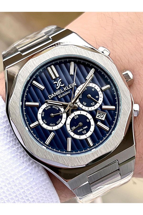 Daniel Klein-Men Wrist Watch with Inner Functions Active 30 Mt Water Resistant Fdk.13451F1 1