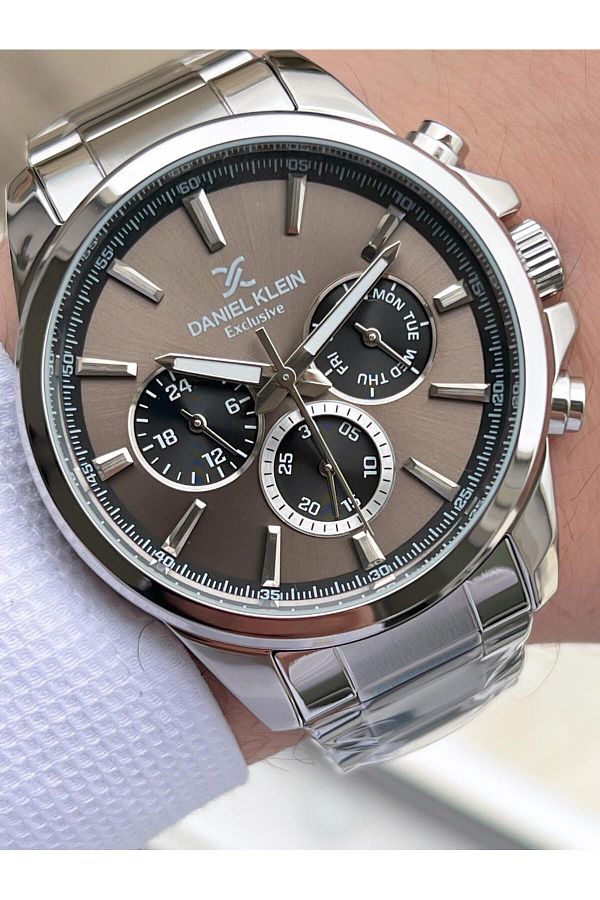 Daniel Klein-Men Wrist Watch with Inner Functions Active 30 Mt Water Resistant Fdk.10587F8 1