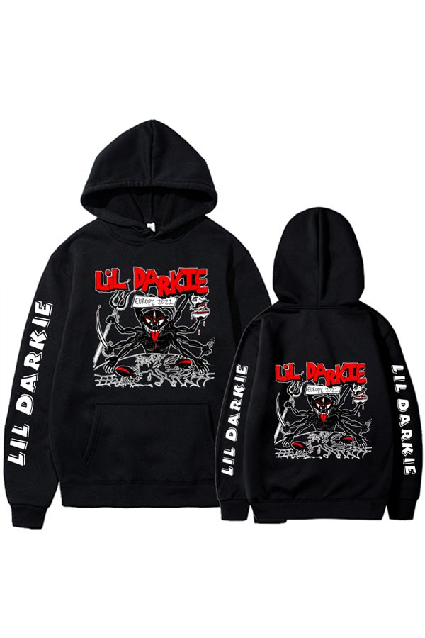 Drippy Otf Hoodie Men s and Women s Fashion Lil Durk Print Hooded Long Sleeve Sweatshirt Trendyol