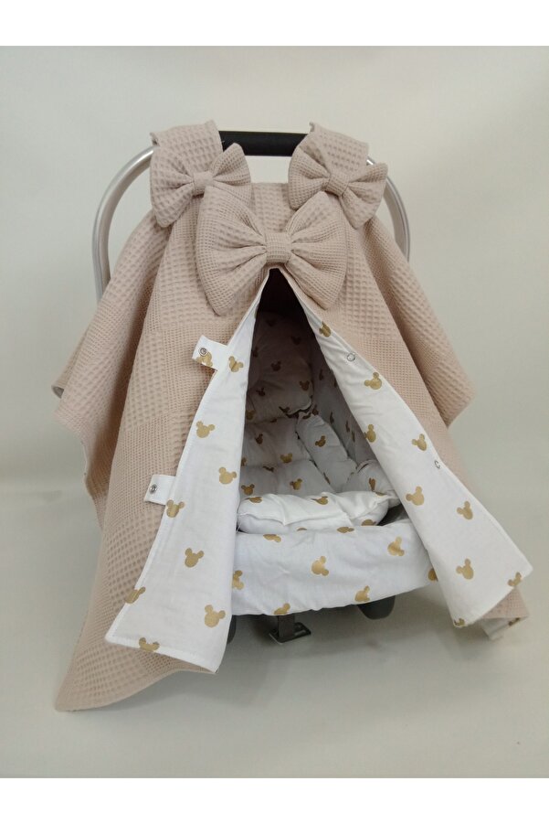 Wenaris Çift taraflı puset örtüsü 1 parça ( puset minderi ve puset çarşafı dahil değildir)