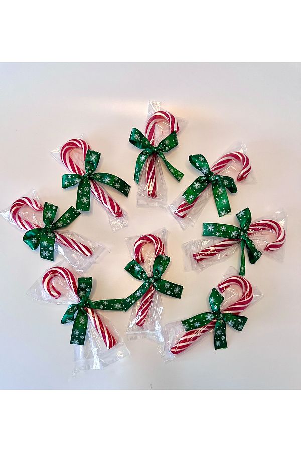 SPİL-New Year's Walking Stick with Candy Bow 15 Pieces - Karne Gift - Birthday - Gift for Students 1