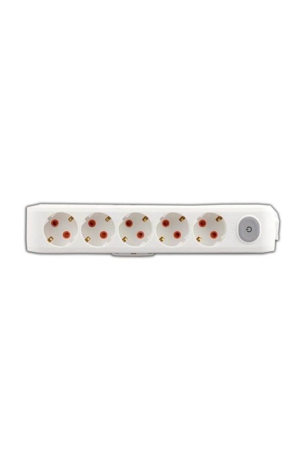 VİKO-Viko Multi-Let Five Grounded Socket with Switch and Terminal Block 1