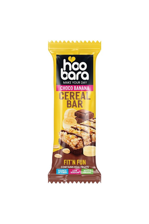 HOOBARA-Cereal Bar Choco Banan 1