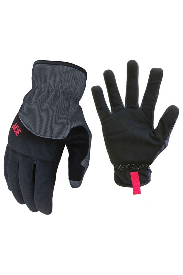 ACE-Firm Grip Thumb Patch Utility Gloves Large 53652-23 1