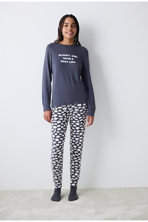 Thermal Leggins Pijama INNERSY Thermal Underwear Set For Women Top