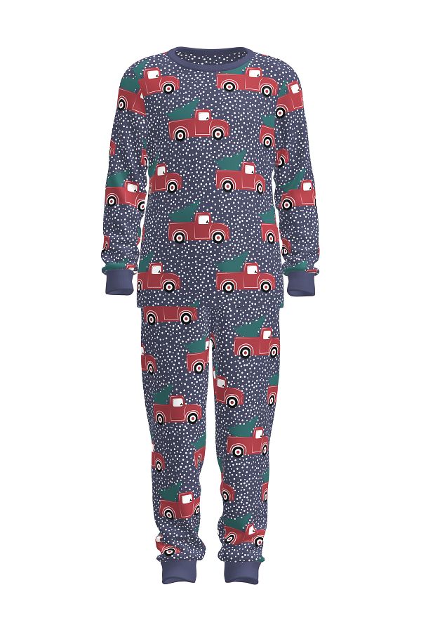 Penti-Set de pijamale termice pentru băiat The Truck Blue 1