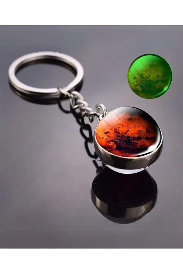 BEGİNSARF-Red Planet Keychain - Mars Model 1