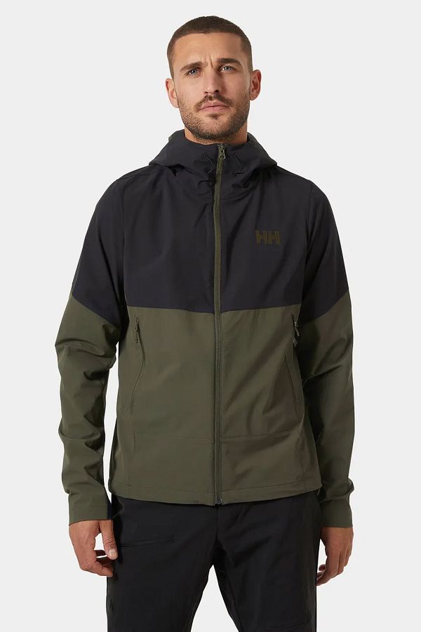 Helly Hansen-Blaze Kapuzen-Softshelljacke für Herren 63286-431 Khaki 1