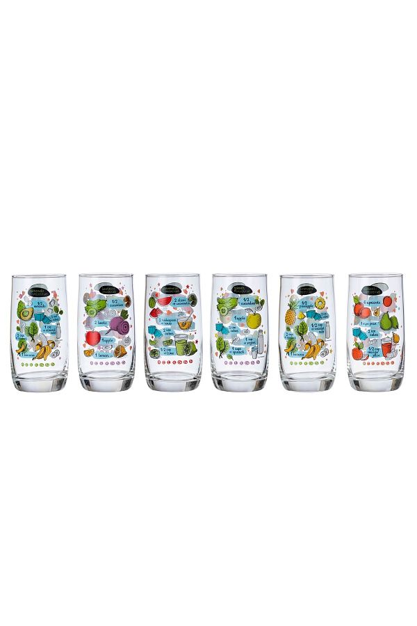 Luminarc-A Set Of Colored And Multi-Use Drinking Glasses 1