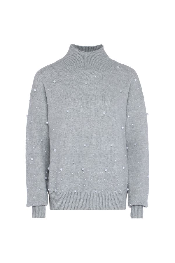 Faina-Pullover mit Perlen 1