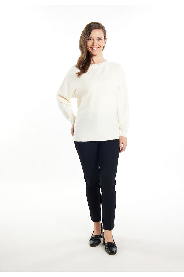 USHA-Pullover Mit Perlen 1