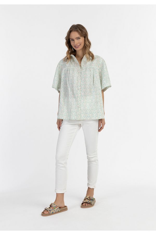 IZIA-Kurzarm Bluse 1