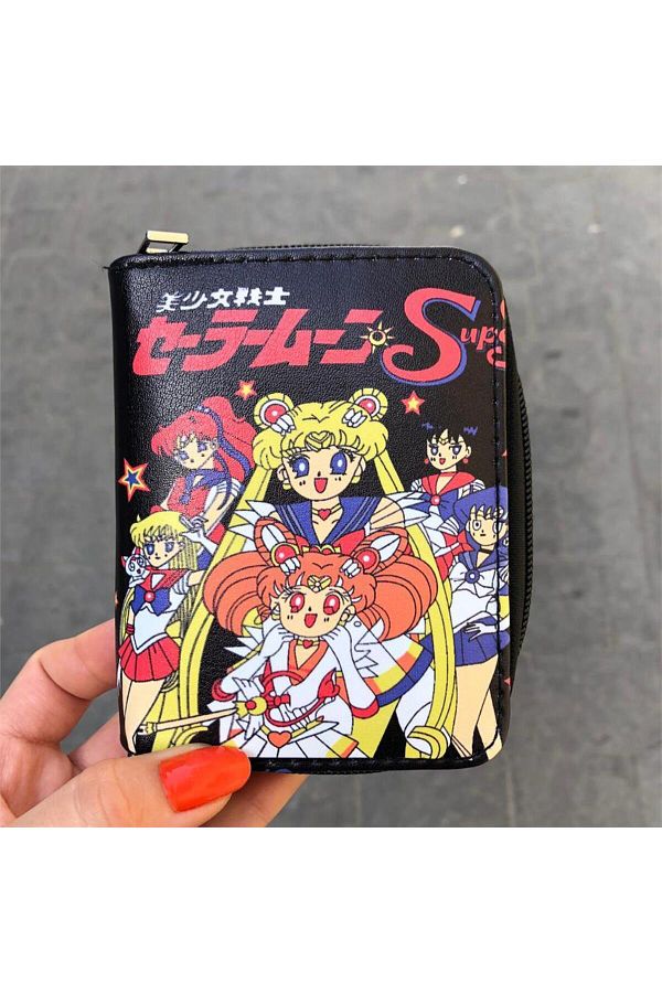 Köstebek-Anime Sailor Moon All Characters Short Wallet 1